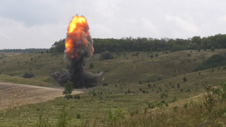 Под Воронежем взорвали около 2,5 т снарядов времён Великой Отечественной войны