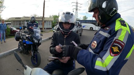 Воронежская ГИБДД предупредила водителей о начале работы мотобатальона