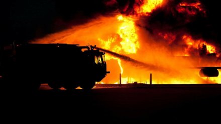 В Воронежской области при пожаре в частном доме погибли три человека 
