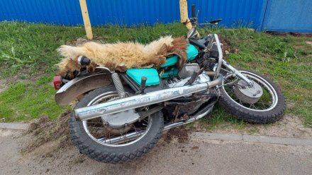 В Воронежской области 29-летний парень погиб при столкновении мотоцикла и газовой трубы