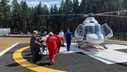 Семерых воронежцев с ковидом эвакуировали на вертолёте: 3 из них скончались