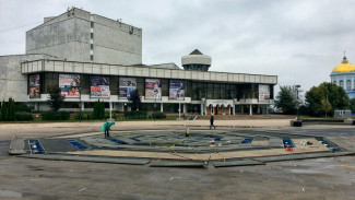 «Сухие фонтаны» на Советской площади Воронежа отправили на зимовку