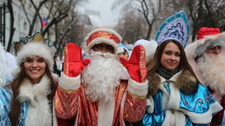 Власти представили программу парада Дедов Морозов в Воронеже