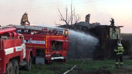 Под Воронежем при пожаре в дачном доме погиб мужчина
