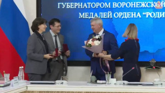 Воронежский губернатор вручил двум многодетным семьям медали «Родительская слава»