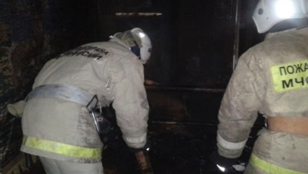 В Воронежской области загорелся частный дом: мужчину госпитализировали