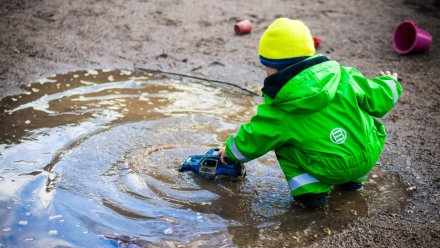 В водоканале объяснили появление зловонной реки возле детского сада в Воронеже