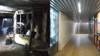 В Воронеже обновили повреждённый при пожаре подземный переход на Московском проспекте