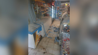 В белгородском селе обстреляли единственный продуктовый магазин