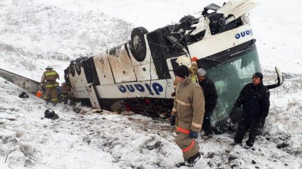 Под Тамбовом столкнулись два автобуса: 3 человека погибли и 15 пострадали
