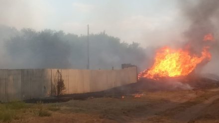 Масштабный пожар в воронежском селе: огонь охватил 10 домов