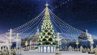 В Воронеже стартовали поиски подрядчика для украшения новогодней площади Ленина