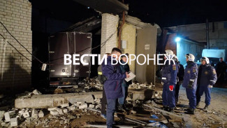 Появились первые кадры с места взрыва в районе 9 Января в Воронеже