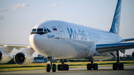 Воронежцам показали фото собранного на авиазаводе первого пассажирского Ил-96-400М