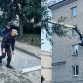 Появились кадры с места устранения последствий атаки БПЛА на Воронеж