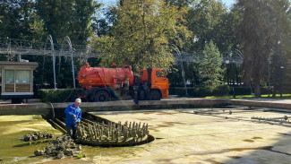 В Воронеже отключили первые два фонтана