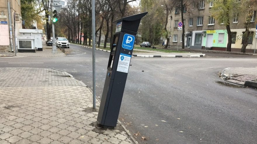 В Воронеже неизвестные попытались сломать паркомат