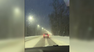 Воронежцы застряли в пробках из-за снегопада