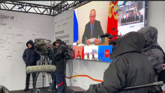Путин начал церемонию открытия нового участка М-4 «Дон» в Воронежской области 