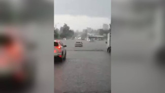 Вода по пояс и тонущие машины. В Воронеже затопило район Центрального парка