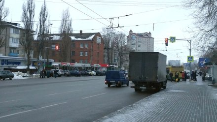 В Воронеже у опасного пешеходного перехода заработал светофор