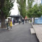 Тротуар у остановки «Димитрова» отремонтировали спустя месяц после жалоб воронежцев