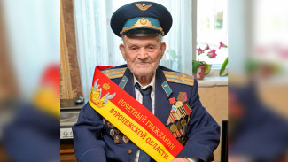 Почётный гражданин Воронежской области и ветеран войны отметил 102-й день рождения 