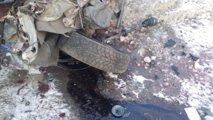В Воронежской области при лобовом столкновении иномарок погиб молодой пассажир