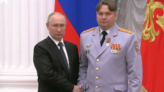 Путин наградил воронежского полковника МВД за храбрость во время боевых действий 24 июня