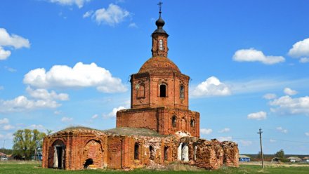Тихвинскую церковь 18-го века законсервировали в Воронежской области