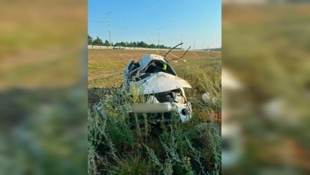 1 человек погиб и 1 пострадал в перевернувшейся на воронежской трассе иномарке