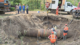 Воронежские коммунальщики нашли точное место порыва на водоводе в Северном