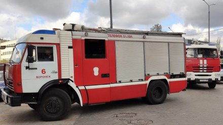 Воронежцев предупредили о скоплении пожарной техники у ВГУ
