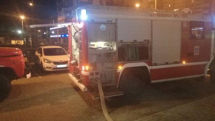 «Центроторг» загорелся на бульваре Победы в Воронеже