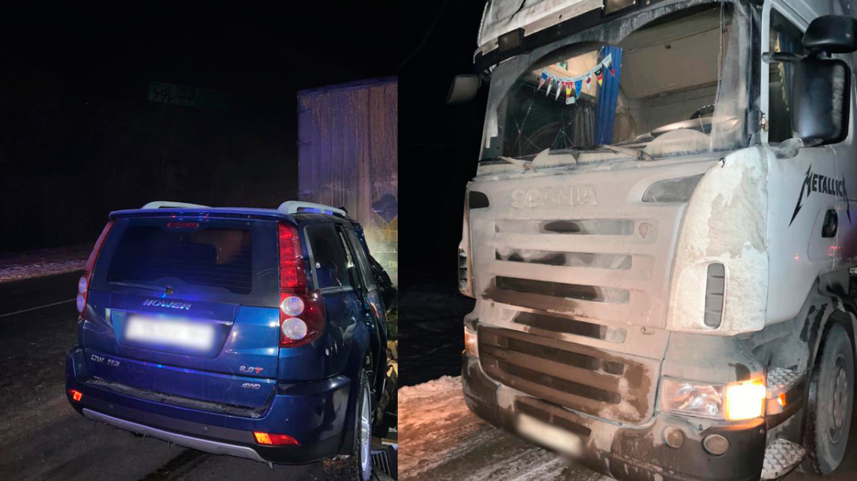 Легковушка врезалась в грузовик в Воронежской области: два человека попали  в больницу | 09.02.2023 | Воронеж - БезФормата