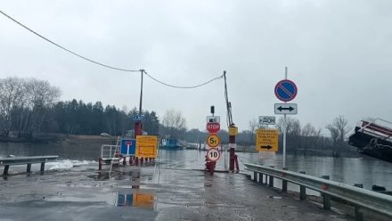 Третий мост в Воронежской области ушёл под воду