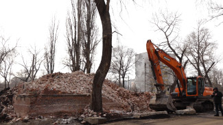 Появилось видео уничтоженного исторического здания скотобойни