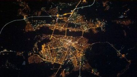 Космонавт показал фото Воронежа с высоты 408 км