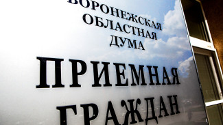 Воронежские депутаты рассмотрели более 2,5 тыс. обращений жителей области