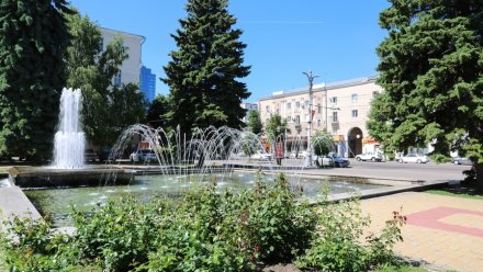В центре Воронежа на неделю отключили фонтан