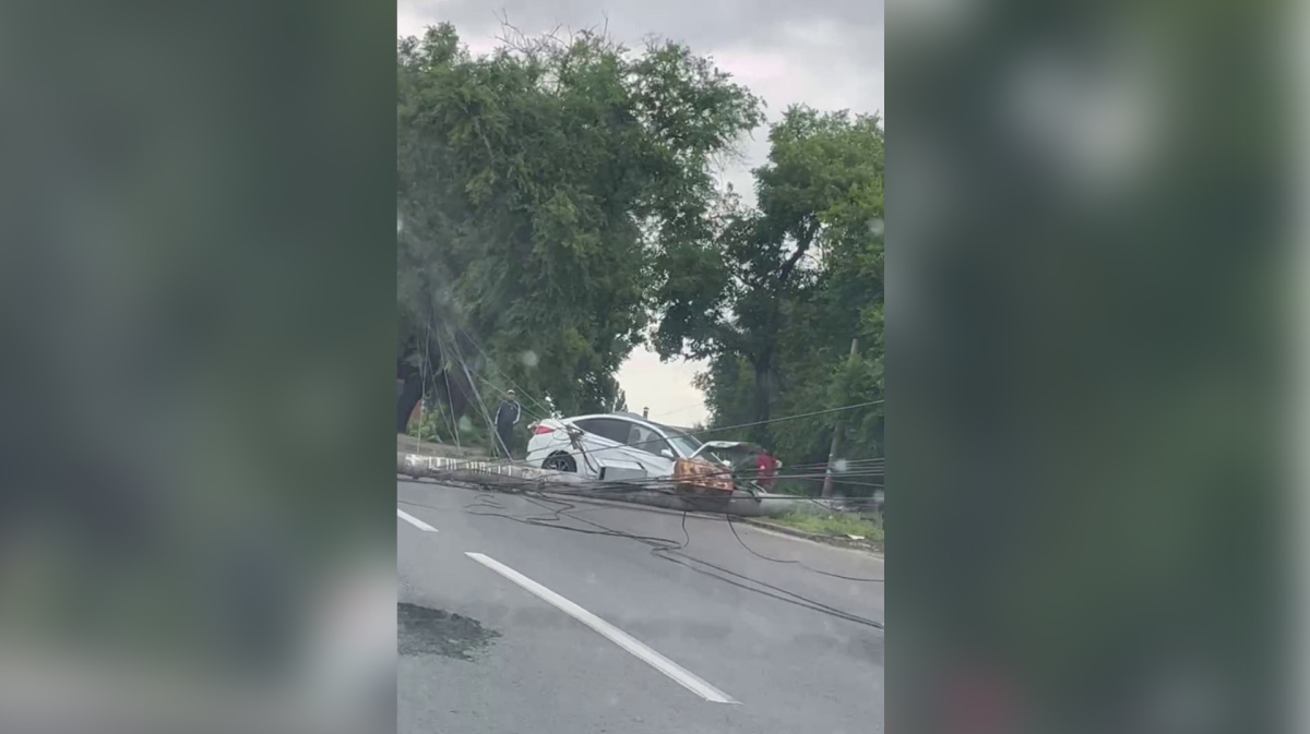 В Воронеже иномарка врезалась в столб у остановки «Берёзовая роща» |  14.06.2023 | Воронеж - БезФормата