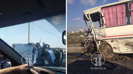 В больнице Воронежской области скончался водитель микроавтобуса, столкнувшегося с «ПАЗом»