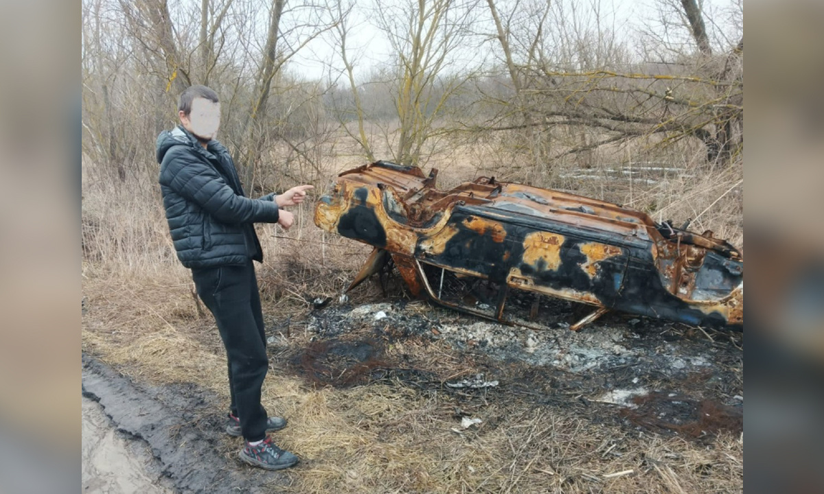 Двое пьяных парней угнали у знакомого «Жигули» и сожгли под Воронежем –  Новости Воронежа и Воронежской области – Вести Воронеж