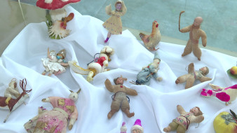 В Воронеже открылась выставка ёлочных игрушек из частной коллекции галереи советской эпохи