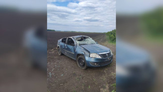 14-летний подросток пострадал после опрокидывания Renault Logan в Воронежской области