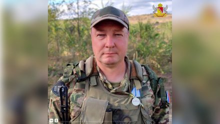 Командира минометного взвода из Воронежской области наградили медалью «За отвагу» 