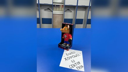 Футболисты ЦСКА оставили необычное послание для воронежского «Факела» в раздевалке