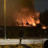 В Воронеже пламя охватило частный дом: появилось видео