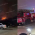 Пожар разгорелся на старой автостанции в Советском районе Воронежа