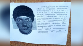 За помощь в поиске подозреваемого в покушении на главу района под Воронежем пообещали награду